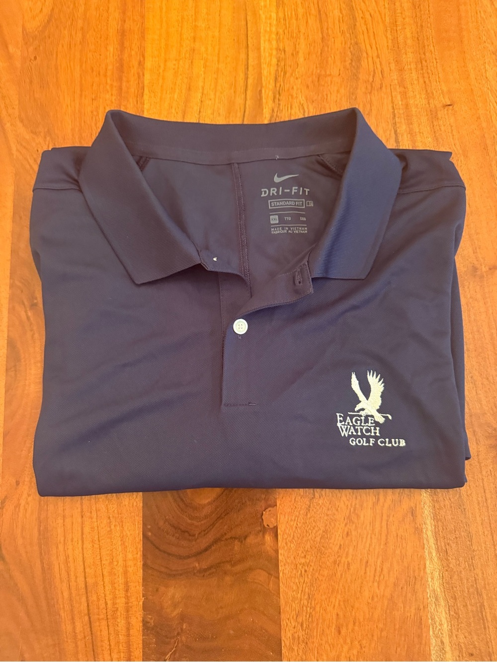 Eagle Watch Golf Club - Men’s Navy Blue Nike Dr-Fit Golf Polo - XXL